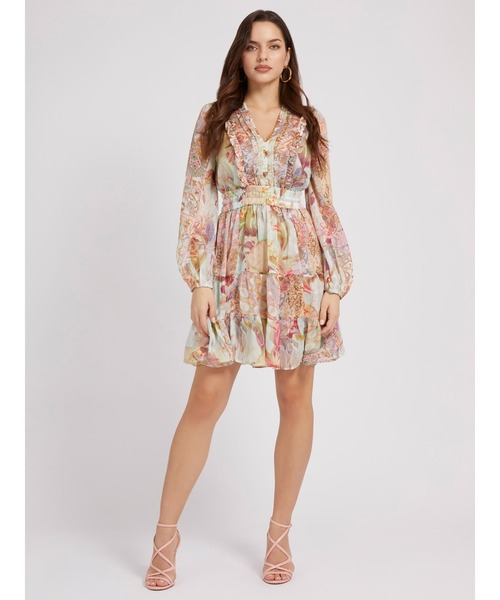 Guess（ゲス）の「Eco Primrose Dress（ワンピース・レディース・その他・SMALL/X-SMALL/MEDIUM）」の3枚目の写真