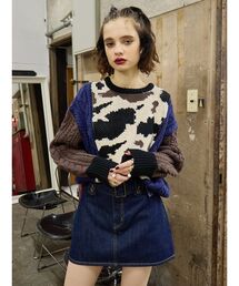 EVRIS | 2WAYジャガードケーブルコンビニット(ニット/セーター)