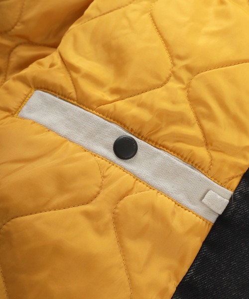 VOLCOM（ボルコム）の「【VOLCOM/ボルコム】BOB MOLLEMA コラボ デザイン プリント リブラインスタジャン/カットスタジアムジャンパー/バックプリント（スタジャン・メンズ・ブラック・M/L/XL）」の20枚目の写真