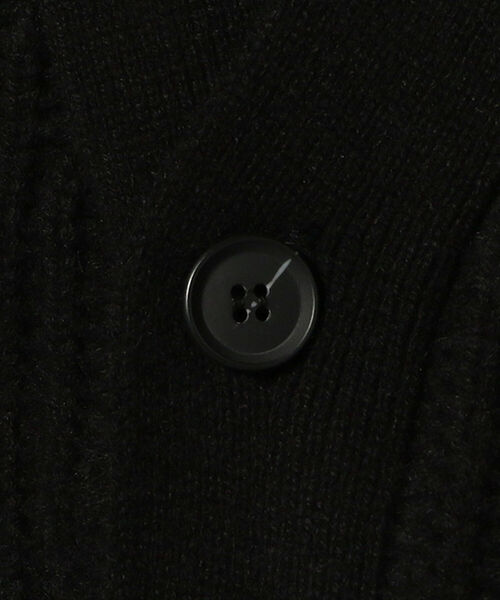 BEAMS F(ビームスエフ)の「BIBLIOTHECA × BEAMS F / 別注 ウールカシミヤ Vネック カーディガン(カーディガン/ボレロ・メンズ・レッド系その他7/ブラック・MEDIUM/SMALL/X-SMALL)」の5枚目の写真