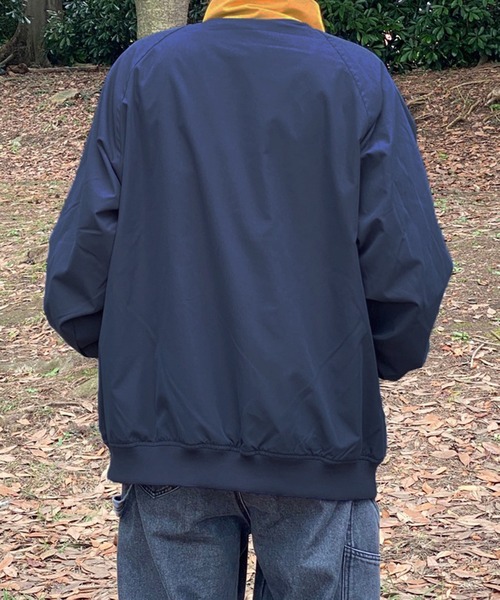 kutir(クティール)の「配色スタンドネックブルゾン(ブルゾン・メンズ・ブラック/ネイビー/カーキ・MEDIUM/LARGE)」の18枚目の写真