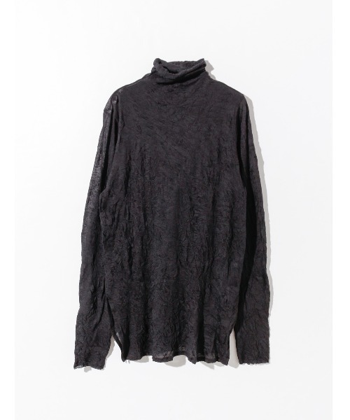 MIDIUMISOLID for Ladies ハイネックシースループルオーバー