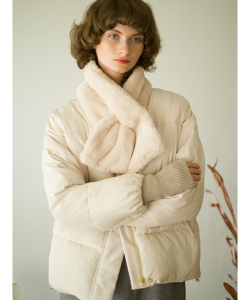 Te chichi TERRASSE（テチチテラス）の「アームウォーマー（手袋・レディース・グレー/モカ/オフホワイト・ﾌﾘ-）」の5枚目の写真