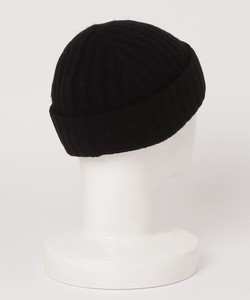 ALLSAINTS（オールセインツ）の「LONNIE WOOL BEANIE | LONNIE ウール ビーニー（ニットキャップ/ビーニー・メンズ・ブラック・ONE SIZE）」の2枚目の写真
