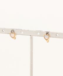 【LINFA】/ハートチャーム フープピアス