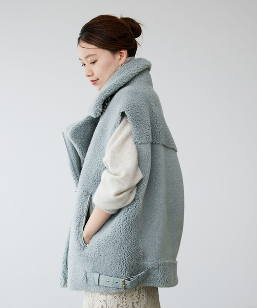 IENA（イエナ）の「【venit/ヴェニット】ボアライダースベスト