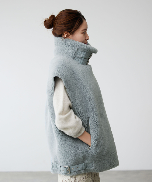 IENA（イエナ）の「【venit/ヴェニット】ボアライダースベスト