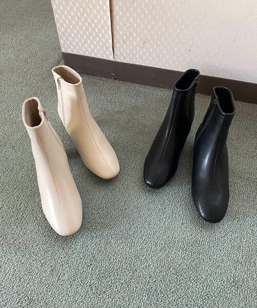URBAN RESEARCH DOORS(アーバンリサーチドアーズ)の「ラウンドトゥブーツ(ブーツ・レディース・ブラック/ベージュ系その他・36/37/38)」の7枚目の写真