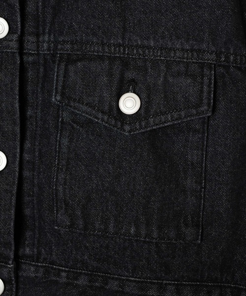 WEGO(ウィゴー)の「WEGO/【セットアップ対応商品】ショートデニムジャケット(デニムジャケット・レディース・ダークインディゴブルー/ブラック系その他・FREE)」の15枚目の写真