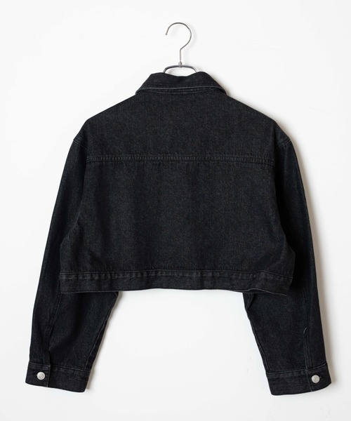 WEGO(ウィゴー)の「WEGO/【セットアップ対応商品】ショートデニムジャケット(デニムジャケット・レディース・ダークインディゴブルー/ブラック系その他・FREE)」の17枚目の写真