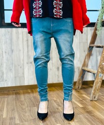 BEATJIVE（ビートジャイブ）の「ストレッチデニムジョガーパンツ スリムテーパード レディース（デニムパンツ）」