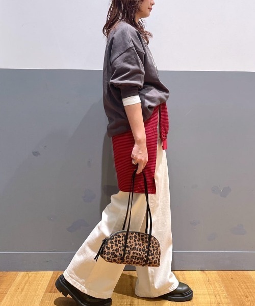 SOMETHING（サムシング）の「【SOMETHING】LISAワイドパンツ (透けにくい / 股上深め / ストレッチ)（デニムパンツ・レディース・キナリ・S/M/XS）」の19枚目の写真