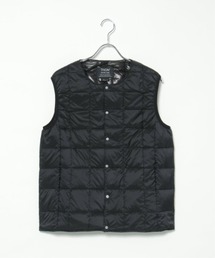 TAION クルーネックダウンベスト