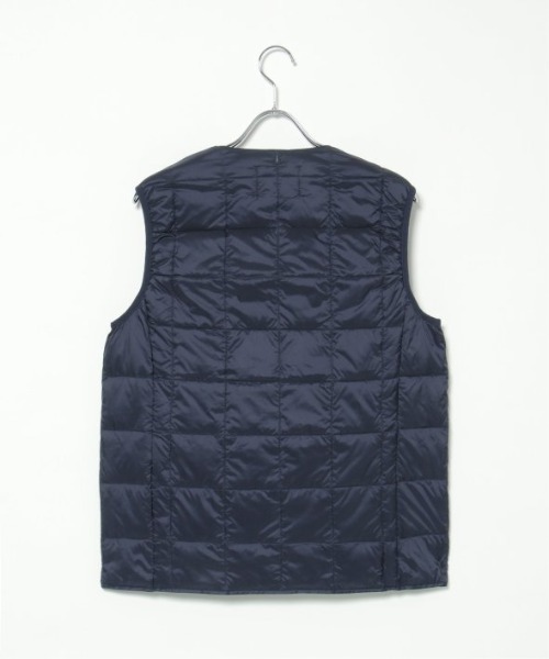 TAION（タイオン）の「TAION クルーネックダウンベスト（ダウンベスト・メンズ・ブラック/ネイビー/オリーブ・S/M/L/XL/3L）」の22枚目の写真