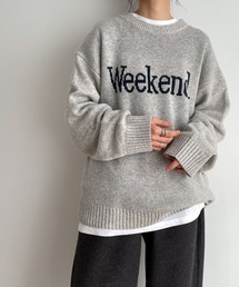 CANAL JEAN | smileyranna "Weekend."クルーネックニット(ニット/セーター)