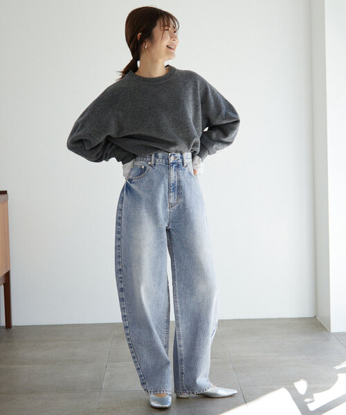 SLOBE IENA コクーンシルエットデニム SLOBE IENA（スローブイエナ）の「コクーンシルエットデニム