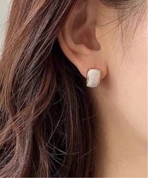 【OKUOKU 0909】 大理石モチーフピアス oku-pierce-634271602777-35 I