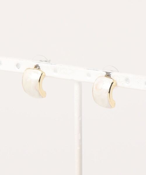 Burner（バーナー）の「【OKUOKU　0909】 大理石モチーフピアス oku-pierce-634271602777-35 I（ピアス（両耳用）・レディース・A・FREE）」の3枚目の写真