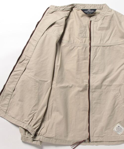 KRIFF MAYER Lady's Collection（クリフメイヤーレディースコレクション）の「キャップショルダージャケット（ブルゾン・レディース・カーキ/カラフル/オレンジ/サンドベージュ/チャコール・MEDIUM/LARGE）」の19枚目の写真