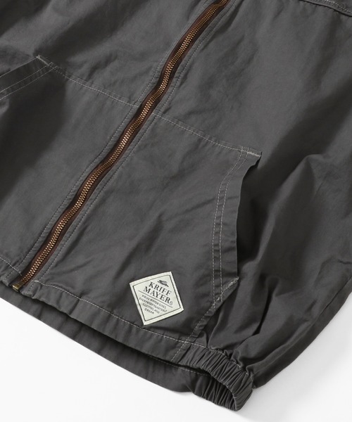 KRIFF MAYER Lady's Collection（クリフメイヤーレディースコレクション）の「キャップショルダージャケット（ブルゾン・レディース・カーキ/カラフル/オレンジ/サンドベージュ/チャコール・MEDIUM/LARGE）」の13枚目の写真