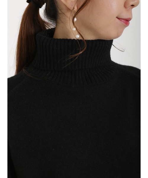 Te chichi（テチチ）の「タートルネックニット（ニット/セーター・レディース・ブラック/イエロー/ミント・ﾌﾘ-）」の13枚目の写真