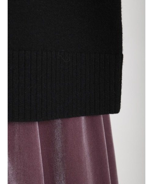 Te chichi（テチチ）の「タートルネックニット（ニット/セーター・レディース・ブラック/イエロー/ミント・ﾌﾘ-）」の14枚目の写真