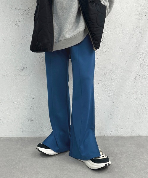 apres jour mignon（アプレジュールミニョン）の「センターシームパンツ【ZOZOTOWN限定アイテム】（その他パンツ・レディース・スモークピンク/ブラック/ダークブルー/オレンジ/チャコールグレー・MEDIUM/SMALL/X-LARGE）」の3枚目の写真