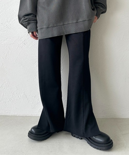 apres jour mignon（アプレジュールミニョン）の「センターシームパンツ【ZOZOTOWN限定アイテム】（その他パンツ・レディース・スモークピンク/ブラック/ダークブルー/オレンジ/チャコールグレー・MEDIUM/SMALL/X-LARGE）」の2枚目の写真