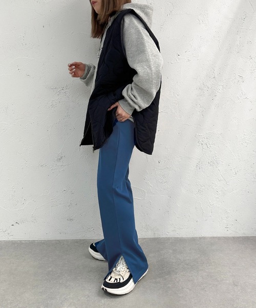 apres jour mignon（アプレジュールミニョン）の「センターシームパンツ【ZOZOTOWN限定アイテム】（その他パンツ・レディース・スモークピンク/ブラック/ダークブルー/オレンジ/チャコールグレー・MEDIUM/SMALL/X-LARGE）」の10枚目の写真