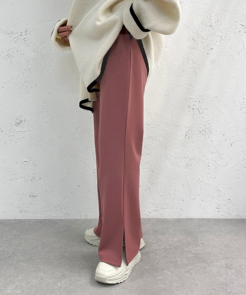 apres jour mignon（アプレジュールミニョン）の「センターシームパンツ【ZOZOTOWN限定アイテム】（その他パンツ・レディース・スモークピンク/ブラック/ダークブルー/オレンジ/チャコールグレー・MEDIUM/SMALL/X-LARGE）」の14枚目の写真