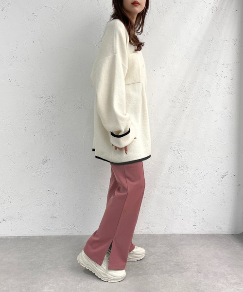 apres jour mignon（アプレジュールミニョン）の「センターシームパンツ【ZOZOTOWN限定アイテム】（その他パンツ・レディース・スモークピンク/ブラック/ダークブルー/オレンジ/チャコールグレー・MEDIUM/SMALL/X-LARGE）」の16枚目の写真