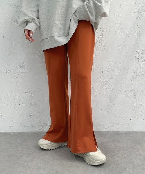 apres jour mignon（アプレジュールミニョン）の「センターシームパンツ【ZOZOTOWN限定アイテム】（その他パンツ・レディース・スモークピンク/ブラック/ダークブルー/オレンジ/チャコールグレー・MEDIUM/SMALL/X-LARGE）」の18枚目の写真