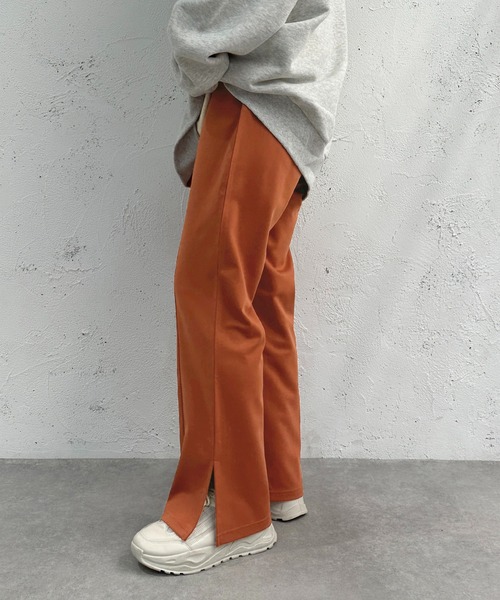 apres jour mignon（アプレジュールミニョン）の「センターシームパンツ【ZOZOTOWN限定アイテム】（その他パンツ・レディース・スモークピンク/ブラック/ダークブルー/オレンジ/チャコールグレー・MEDIUM/SMALL/X-LARGE）」の19枚目の写真