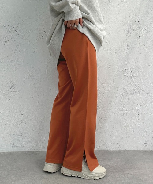 apres jour mignon（アプレジュールミニョン）の「センターシームパンツ【ZOZOTOWN限定アイテム】（その他パンツ・レディース・スモークピンク/ブラック/ダークブルー/オレンジ/チャコールグレー・MEDIUM/SMALL/X-LARGE）」の21枚目の写真