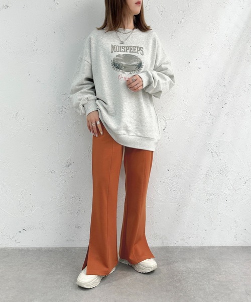 apres jour mignon（アプレジュールミニョン）の「センターシームパンツ【ZOZOTOWN限定アイテム】（その他パンツ・レディース・スモークピンク/ブラック/ダークブルー/オレンジ/チャコールグレー・MEDIUM/SMALL/X-LARGE）」の22枚目の写真