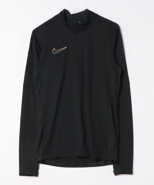NIKE（ナイキ）の「《NIKEアパレル》ﾅｲｷ DF ACD23 L/S ﾄﾞﾘﾙ ﾄｯﾌﾟ BR（その他トップス・メンズ・ブラック/ブラック×ゴールド/グレー・S/M/XL/L/2XL）」の2枚目の写真