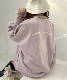 OLIVE des OLIVE | 【WEB限定カラー有】バックプリントチュニックスウェット(スウェット)