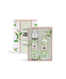 L'OCCITANE（ロクシタン）の「グリーンティ モイスチャーミスト&ハンドクリームセット（ボディケアキット/ギフトセット・キッズ）」