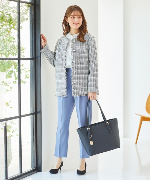 Honeys（ハニーズ）の「ピンタックブラウス（シャツ/ブラウス・レディース・ホワイト/グリーン/ライトグレー/ネイビー/オレンジ系その他・S/M/L/LL/3L）」の18枚目の写真