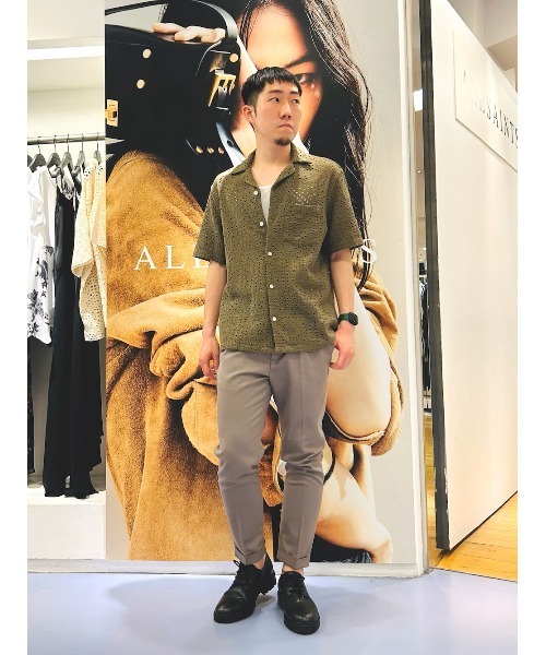 ALLSAINTS（オールセインツ）の「TANAR CROPPED TROUSERS | TANAR クロップド トラウザー（その他パンツ・メンズ・ベージュ系その他・28/30/32）」の8枚目の写真