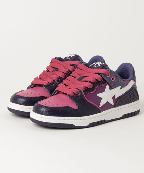A BATHING APE（アベイシングエイプ）の「BAPE SK8 STA #2 L（スニーカー・レディース・パープル/グリーン・5/6）」の15枚目の写真