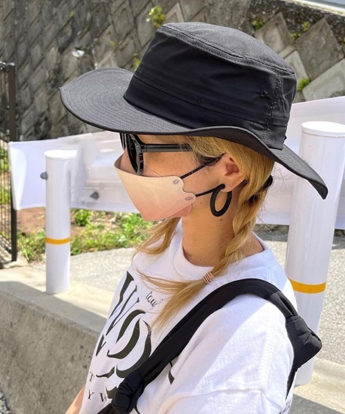 polcadot（ポルカドット）の「NYLON SAFARI HAT／ナイロンサファリ ハット（ハット・メンズ・ブラック/カーキ/ライトベージュ/グレー・FREE）」の21枚目の写真