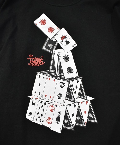 DOUBLE STEAL(ダブルスティール)の「トランプタワー ヘビーウェイトTシャツ(Tシャツ/カットソー・メンズ・ホワイト/ライトブルー/ブラック・MEDIUM/XX-LARGE/LARGE/X-LARGE)」の17枚目の写真