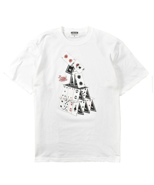 DOUBLE STEAL(ダブルスティール)の「トランプタワー ヘビーウェイトTシャツ(Tシャツ/カットソー・メンズ・ホワイト/ライトブルー/ブラック・MEDIUM/XX-LARGE/LARGE/X-LARGE)」の10枚目の写真