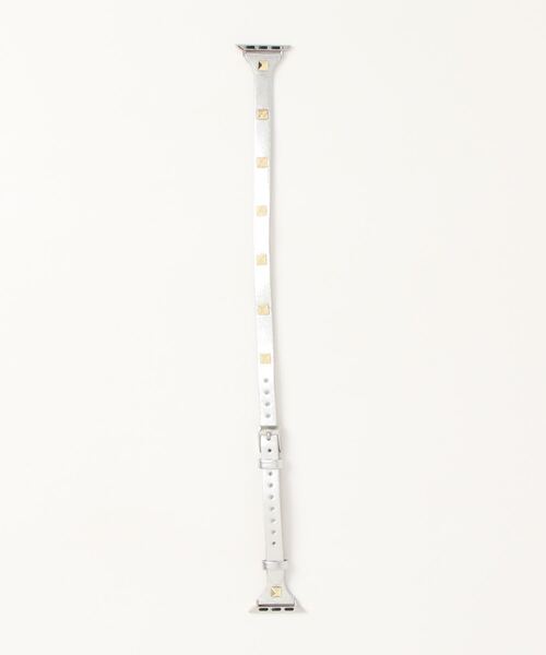 zandy（ズィーアンドワイ）の「zandy/ズィー・アンド・ワイ Apple Watch【スタッズ二重巻バンド】アップルウォッチバンド レザーベルト 二重巻き /// leather4（デジタル腕時計・メンズ・ブラック×シルバー/シルバー/ベージュ/ブラック×ゴールド/ピンク/グリーン・S/M）」の16枚目の写真