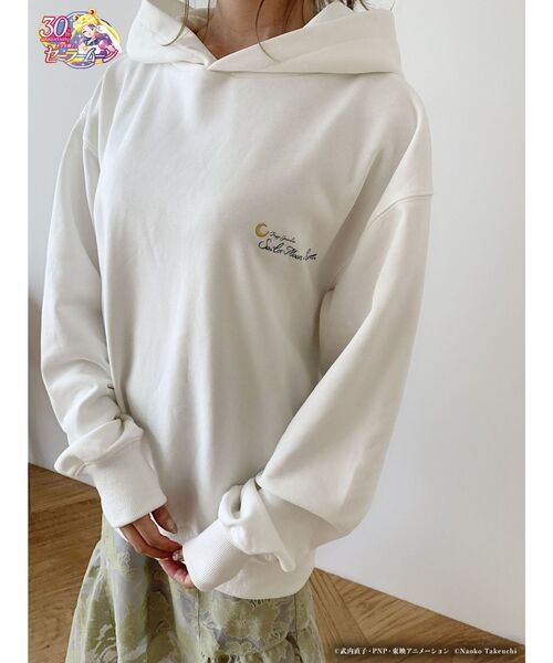 dazzlin（ダズリン）の「【セーラームーン】ランダムポイントアートフーディ（パーカー・レディース・ピンク/オフホワイト/パープル・FREE）」の21枚目の写真