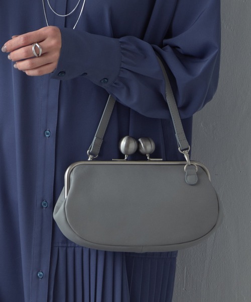 kawa-kawa(カワカワ)】NO731 がま口/口金3WAYショルダーバッグ