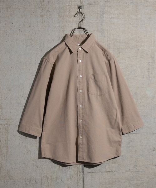 JOHN'S CLOSET(ジョンズクローゼット)の「【a】パナマ 七分袖 レギュラーシャツ(シャツ/ブラウス・メンズ・ミント/ホワイト/ホワイト系その他2/ホワイト系その他/ネイビー系1/ベージュ/ピンク/ネイビー系2/ネイビー・LARGE/MEDIUM)」の5枚目の写真
