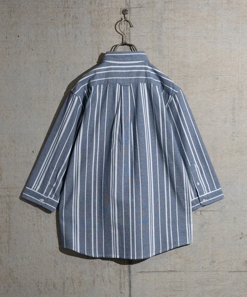 JOHN'S CLOSET(ジョンズクローゼット)の「【a】パナマ 七分袖 レギュラーシャツ(シャツ/ブラウス・メンズ・ミント/ホワイト/ホワイト系その他2/ホワイト系その他/ネイビー系1/ベージュ/ピンク/ネイビー系2/ネイビー・LARGE/MEDIUM)」の15枚目の写真
