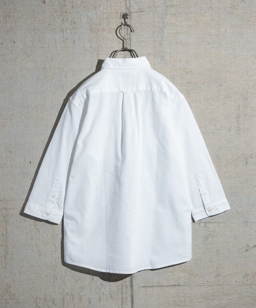 JOHN'S CLOSET(ジョンズクローゼット)の「【a】パナマ 七分袖 レギュラーシャツ(シャツ/ブラウス・メンズ・ミント/ホワイト/ホワイト系その他2/ホワイト系その他/ネイビー系1/ベージュ/ピンク/ネイビー系2/ネイビー・LARGE/MEDIUM)」の16枚目の写真